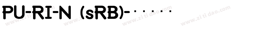 PU-RI-N (sRB)字体转换